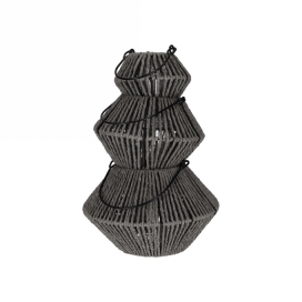 JENS Living Lantaarns Lex Grijs  & 3 1stuks