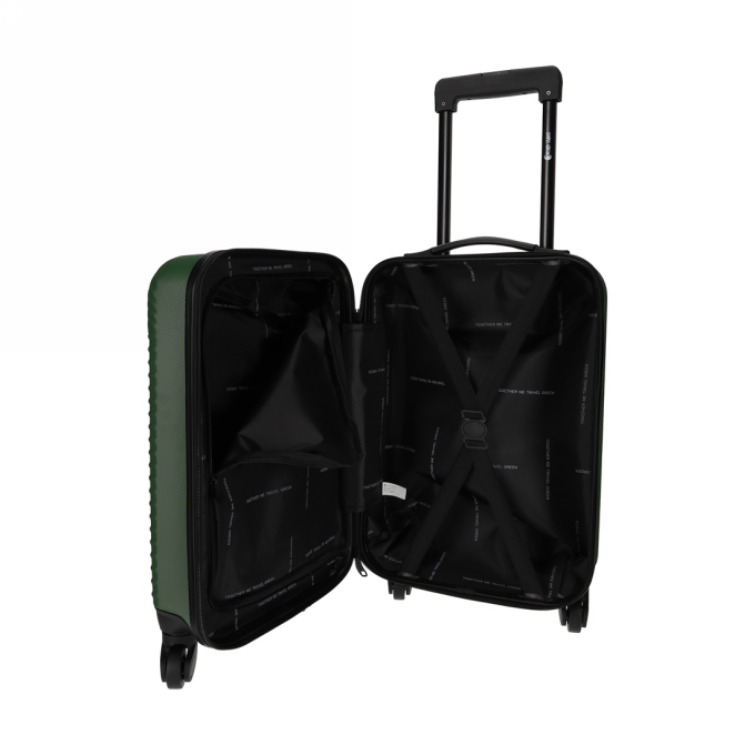 Norlander Travel Green Trolley Rpet 2.0 Groen 32.5x22.5x52cm 1stuks