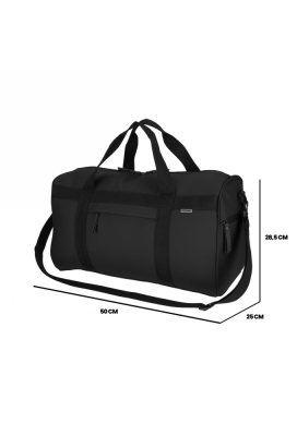 Norlander Dull Pu Sporttas 2.0 Zwart 50x25x28.5cm 1stuks Norlander Dull Pu Sporttas 2.0 Zwart 50x25x28.5cm 1stuks