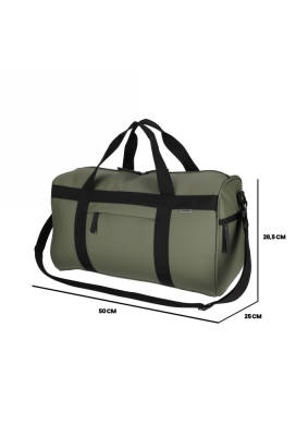 Norlander Dull Pu Sporttas 2.0 Groen 50x25x28.5cm 1stuks Norlander Dull Pu Sporttas 2.0 Groen 50x25x28.5cm 1stuks