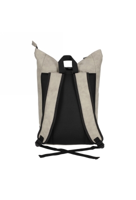 Norlander Nubuck Urban Rugtas Taupe 30x16x49cm 1stuks
