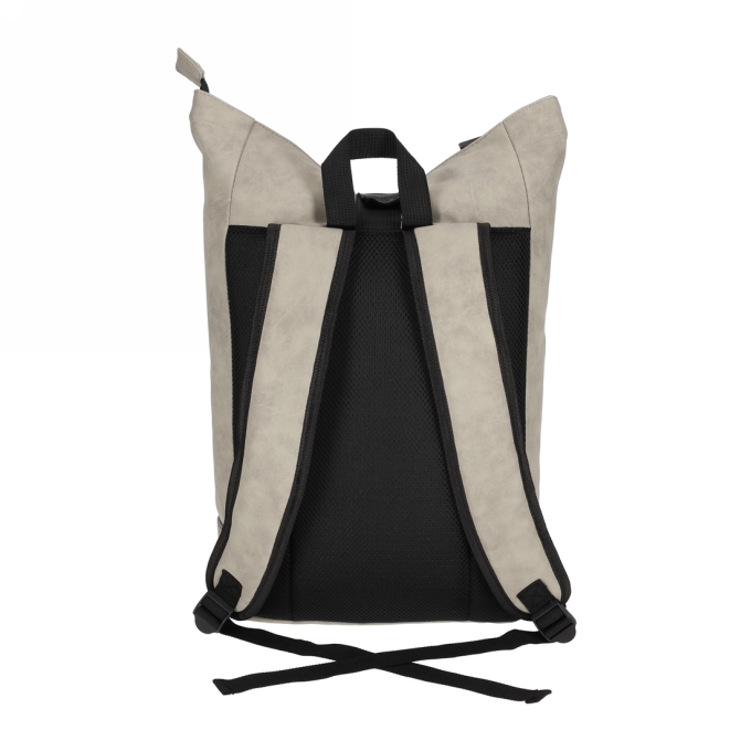 Norlander Nubuck Urban Rugtas Taupe 30x16x49cm 1stuks