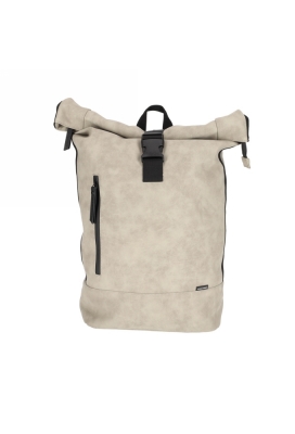 Norlander Nubuck Rol Rugtas Taupe 30x15x57cm 1stuks