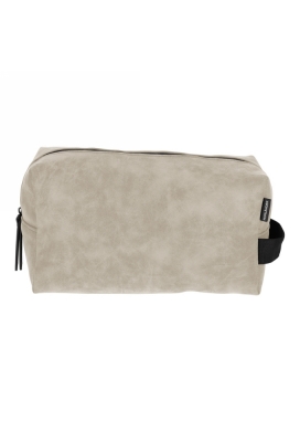 NORLANDER Nubuck Toilettas Taupe 1stuks