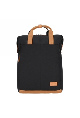 Norlander Shopper Rugtas Austin Zwart 30x14x40cm 1stuks Norlander Shopper Rugtas Austin Zwart 30x14x40cm 1stuks