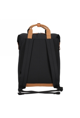 Norlander Shopper Rugtas Austin Zwart 30x14x40cm 1stuks Norlander Shopper Rugtas Austin Zwart 30x14x40cm 1stuks