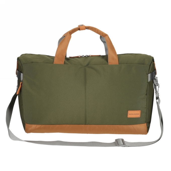 Norlander Weekendtas Austin Groen 48x26x30cm 1stuks Norlander Weekendtas Austin Groen 48x26x30cm 1stuks