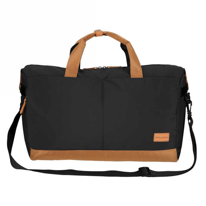 Norlander Weekendtas Austin Zwart 48x26x30cm 1stuks Norlander Weekendtas Austin Zwart 48x26x30cm 1stuks
