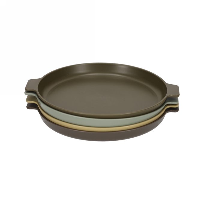 Norlander Outdoor Borden set van 4stuks 23x20x2.2cm 1stuks Norlander Outdoor Borden set van 4stuks 23x20x2.2cm 1stuks