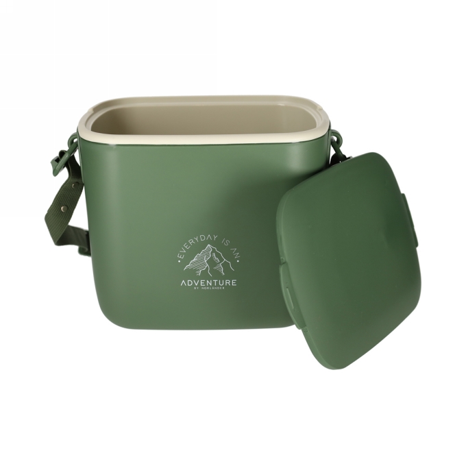 Norlander Koelbox Adventure Groen 27.4x19.2x22.4cm 1stuks Norlander Koelbox Adventure Groen 27.4x19.2x22.4cm 1stuks