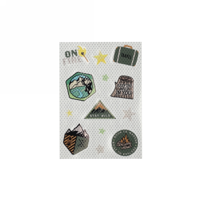Norlander Reflecterende Stickers Outdoor 14.5x21x0.2cm 1stuks Norlander Reflecterende Stickers Outdoor 14.5x21x0.2cm 1stuks
