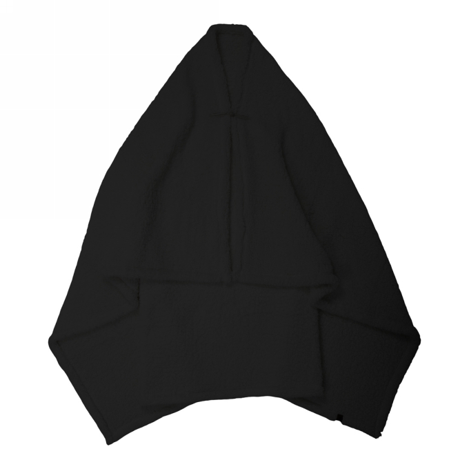 Jens Living Teddy Plaid Zwart 160x120x0.5cm 1stuks