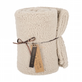 Jens Living Teddy Plaid Taupe 160x120x0.5cm 1stuks Jens Living Teddy Plaid Taupe 160x120x0.5cm 1stuks
