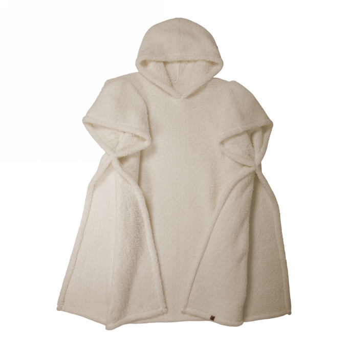 Jens Living Teddy Hoodie Taupe 110x110x130cm 1stuks Jens Living Teddy Hoodie Taupe 110x110x130cm 1stuks