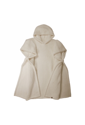 Jens Living Teddy Hoodie Taupe 110x110x130cm 1stuks Jens Living Teddy Hoodie Taupe 110x110x130cm 1stuks