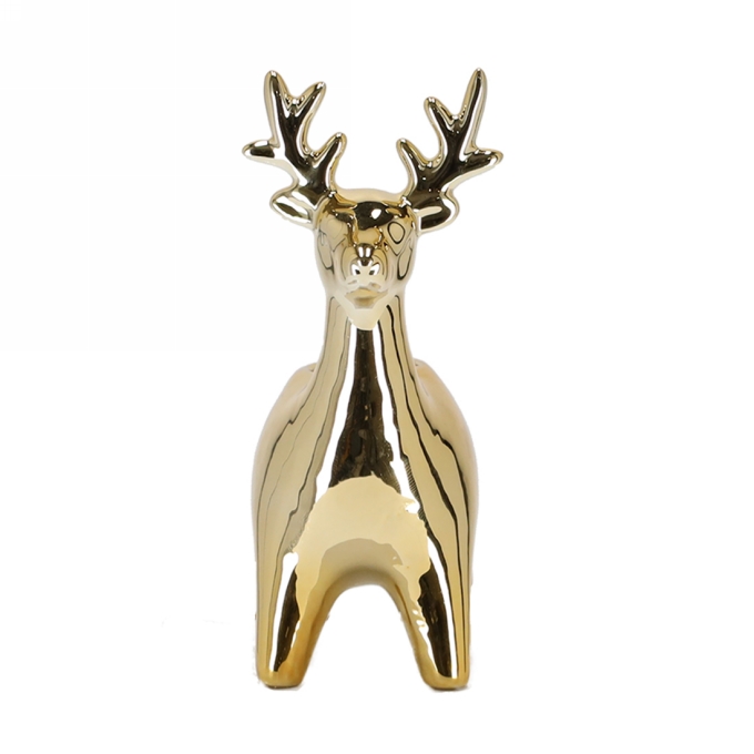 Jens Living Rendier Kandelaar Goud 7.5x5.3x12.5cm 1stuks Jens Living Rendier Kandelaar Goud 7.5x5.3x12.5cm 1stuks