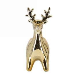 Jens Living Rendier Kandelaar Goud 7.5x5.3x12.5cm 1stuks Jens Living Rendier Kandelaar Goud 7.5x5.3x12.5cm 1stuks