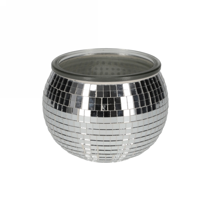 Jens Living Theelichthouder Disco 10x10x7.7cm 1stuks