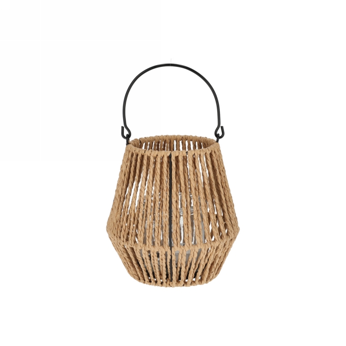 Jens Living Lantaarn Jacky Naturel Small 19x19x12.5cm 1stuks