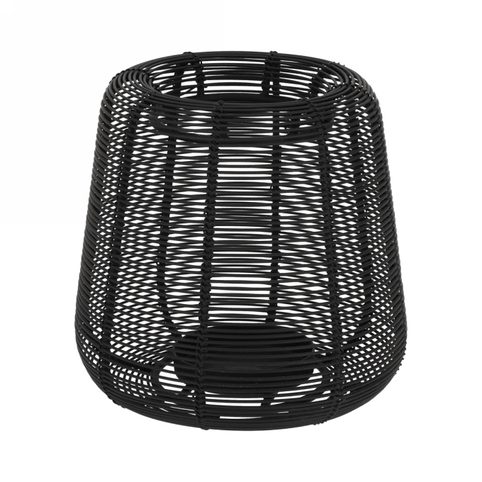 Jens Living Lantaarn Sil Zwart Small 16x16x19cm 1stuks