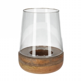 Jens Living Mango Windlicht Bram Naturel 18.5x18.5x25.5cm 1stuks Jens Living Mango Windlicht Bram Naturel 18.5x18.5x25.5cm 1stuks
