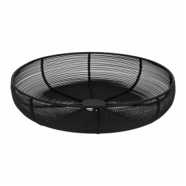 Jens Living Draadmand Pim Zwart 29x29x6.5cm 1stuks