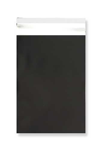 Folie Enveloppen Aalst Mat Metallic Zwart 11.4x16.2cm (C6) 100stuks