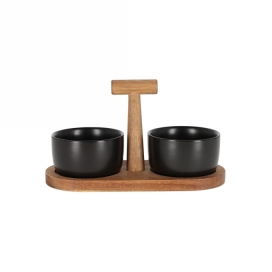 Jens Living Bits & Bites Bo Klein Zwart 24x11x12cm 1stuks Jens Living Bits & Bites Bo Klein Zwart 24x11x12cm 1stuks