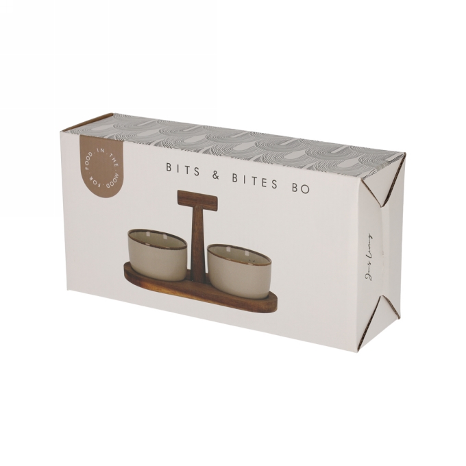 Jens Living Bits & Bites Bo Klein Beige 24x11x12cm 1stuks Jens Living Bits & Bites Bo Klein Beige 24x11x12cm 1stuks