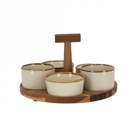 Jens Living Bits & Bites Bo Groot Beige 22.5x22.5x12cm 1stuks Jens Living Bits & Bites Bo Groot Beige 22.5x22.5x12cm 1stuks