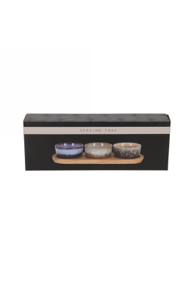 Jens Living Serveerplank Met Schaaltjes Reactief Glazuur 29x10x5cm 1st Jens Living Serveerplank Met Schaaltjes Reactief Glazuur 29x10x5cm 1st