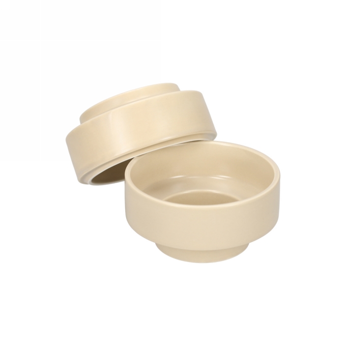 Jens Living Opbergkommen Steengrijs 12x12x11cm 1stuks