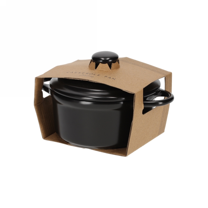 Jens Living Ovenpannetje Zwart 17x12x9.5cm 1stuks Jens Living Ovenpannetje Zwart 17x12x9.5cm 1stuks