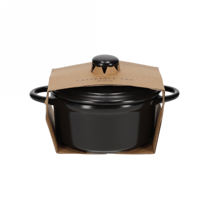 Jens Living Ovenpannetje Zwart 17x12x9.5cm 1stuks Jens Living Ovenpannetje Zwart 17x12x9.5cm 1stuks