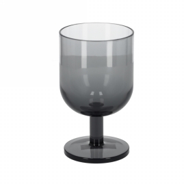 Jens Living Acryl Wijnglas Smoke 7.8x7.8x13.5cm 1stuks Jens Living Acryl Wijnglas Smoke 7.8x7.8x13.5cm 1stuks