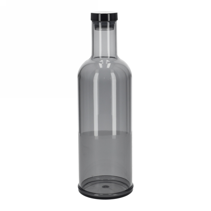 Jens Living Acryl Fles Smoke 8.6x8.6x28.7cm 1stuks Jens Living Acryl Fles Smoke 8.6x8.6x28.7cm 1stuks