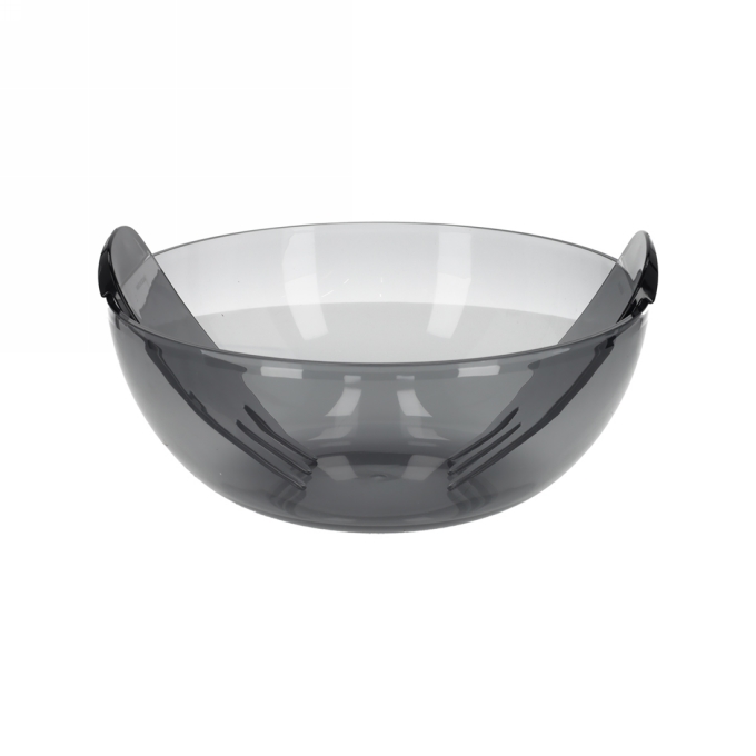 Jens Living Acryl Saladeschaal Met Bestek Smoke 27.4x27.4x11cm 1stuks Jens Living Acryl Saladeschaal Met Bestek Smoke 27.4x27.4x11cm 1stuks
