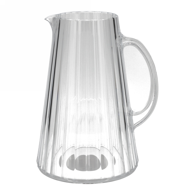 Jens Living Acryl Karaf Ribbel 18.5x15.7x23.4cm 1stuks