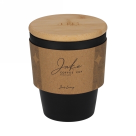 Jens Living Koffiebeker Jake Gerecycled Pp Zwart 9x9x10.5cm 1stuks Jens Living Koffiebeker Jake Gerecycled Pp Zwart 9x9x10.5cm 1stuks