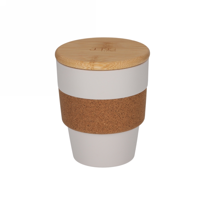 JENS Living Koffiebeker Jake Gerecycled PP Steengrijs 1stuks