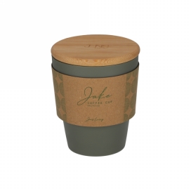 Jens Living Koffiebeker Jake Gerecycled Pp Groen 9x9x10.5cm 1stuks Jens Living Koffiebeker Jake Gerecycled Pp Groen 9x9x10.5cm 1stuks