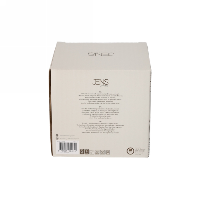 Jens Living Hakmolen 12.5x12.5x12cm 1stuks Jens Living Hakmolen 12.5x12.5x12cm 1stuks