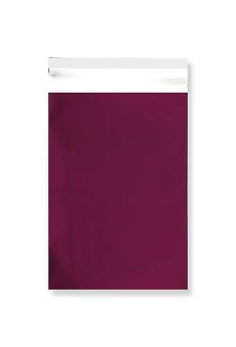 Folie Enveloppen Aalst Mat Metallic Bordeaux 18x25cm 100stuks