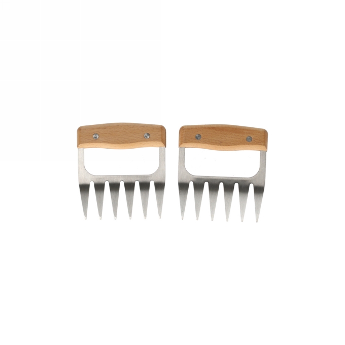 Jens Living Bbq Klauwen Woody set van 2stuks 11.5x10.8x2.1cm 1stuks Jens Living Bbq Klauwen Woody set van 2stuks 11.5x10.8x2.1cm 1stuks