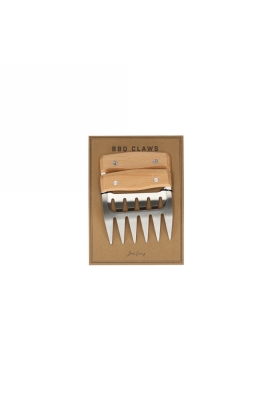 Jens Living Bbq Klauwen Woody set van 2stuks 11.5x10.8x2.1cm 1stuks Jens Living Bbq Klauwen Woody set van 2stuks 11.5x10.8x2.1cm 1stuks