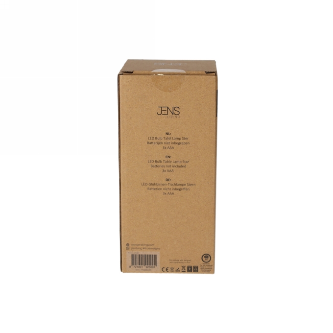 JENS Living LED Tafellamp Ster 1stuks