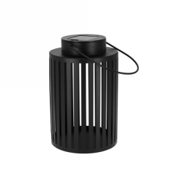 Jens Living Solar Lantaarn Mees Zwart 13x13x20.5cm 1stuks Jens Living Solar Lantaarn Mees Zwart 13x13x20.5cm 1stuks