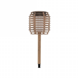 Jens Living Solar Tuinfakkel Taupe 10.5x10.5x36.5cm 1stuks Jens Living Solar Tuinfakkel Taupe 10.5x10.5x36.5cm 1stuks