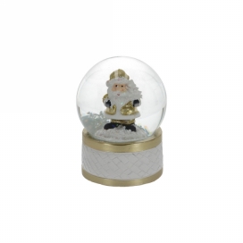 Jens Living Led Sneeuwbol Kerstman 6.5x6.5x8.5cm 1stuks Jens Living Led Sneeuwbol Kerstman 6.5x6.5x8.5cm 1stuks