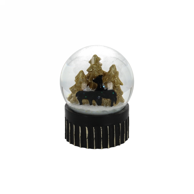 Jens Living Led Sneeuwbol Rendier 6.5x6.5x8.5cm 1stuks